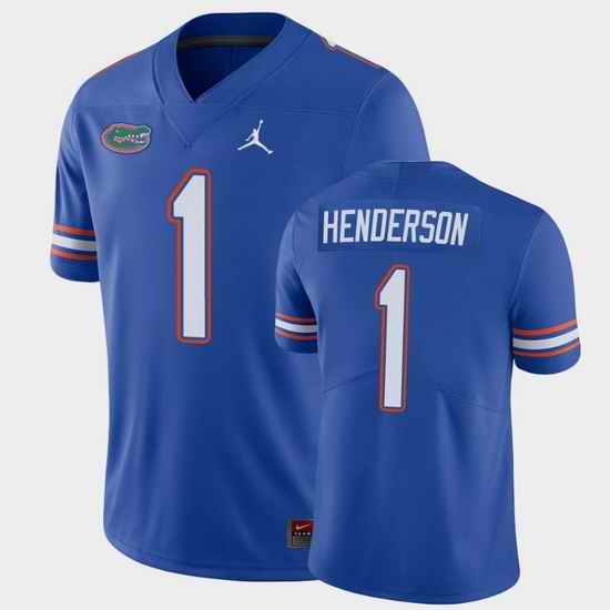 Men Florida Gators Cj Henderson Limited Royal Football Jersey